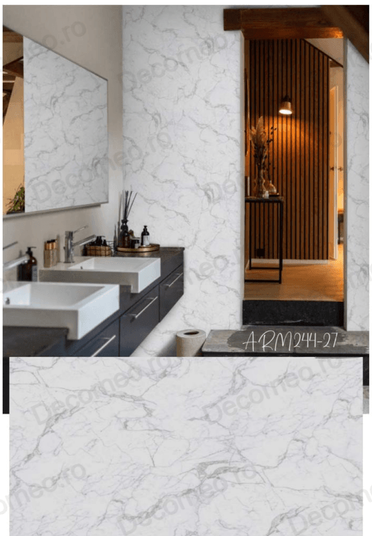 Panou decorativ Silver Marble