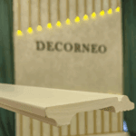 Plinta decorativa din polimer alba d10 d6 d10 D8