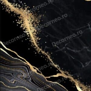 Panou decorativ premium Black Gold Edition pentru perete interior