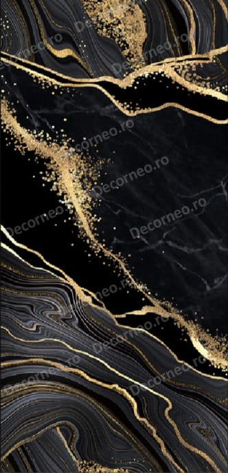 Panou decorativ premium Black Gold Edition pentru perete interior