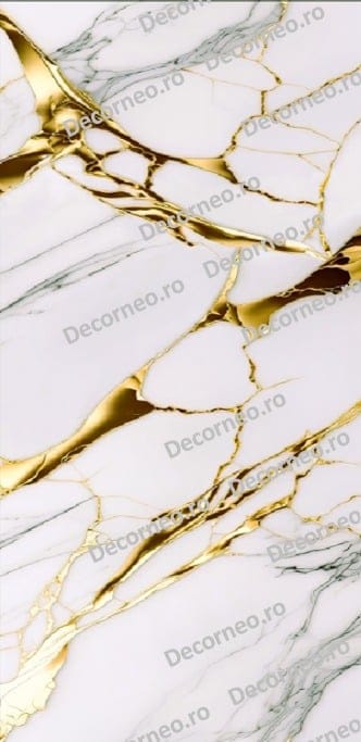 Panou decorativ premium Calacatta Gold pentru perete interior