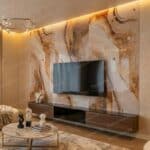 Panou decorativ premium Desert Gold pentru perete interior